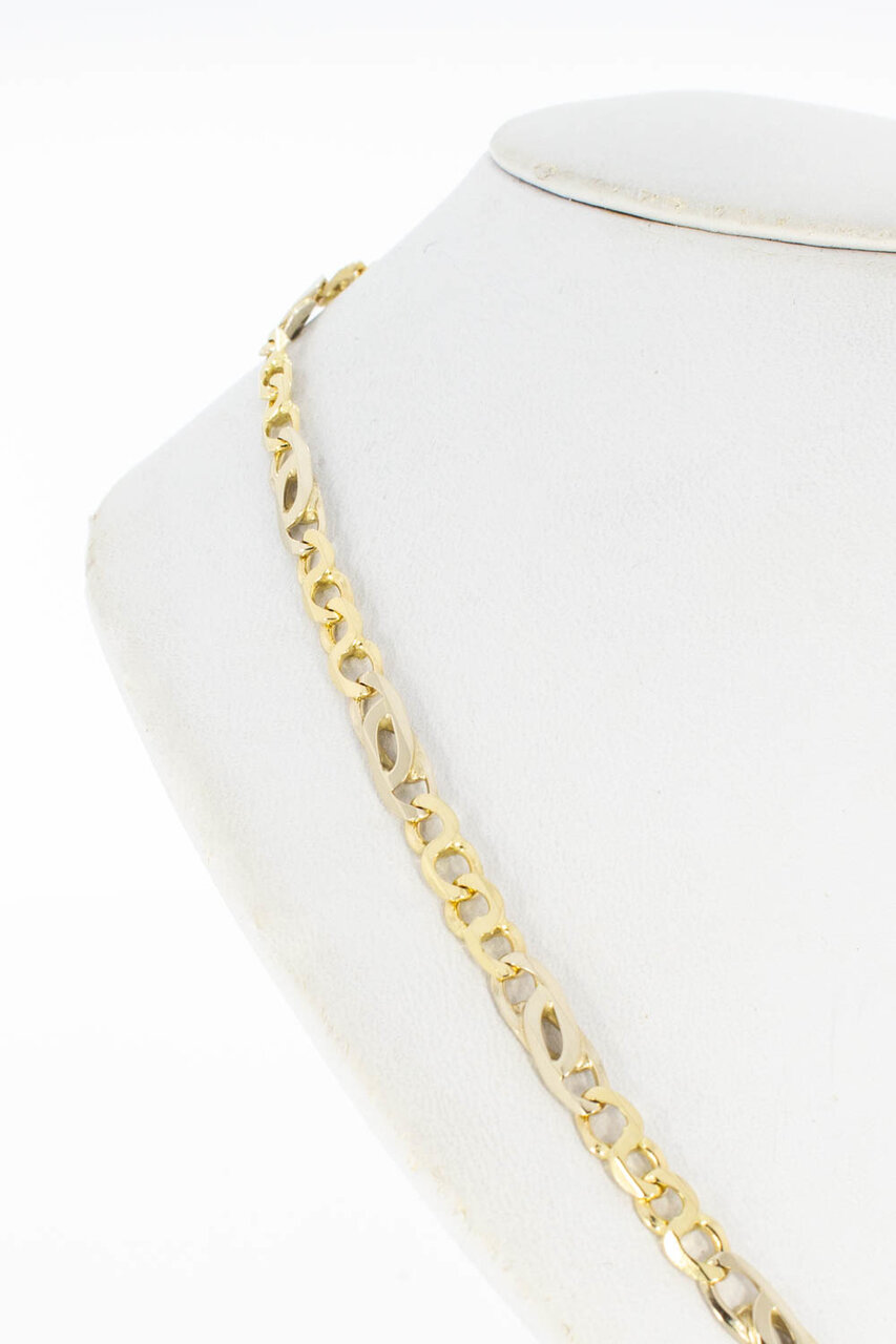 Falkenauge Goldkette 14 Karat - 52,6 cm