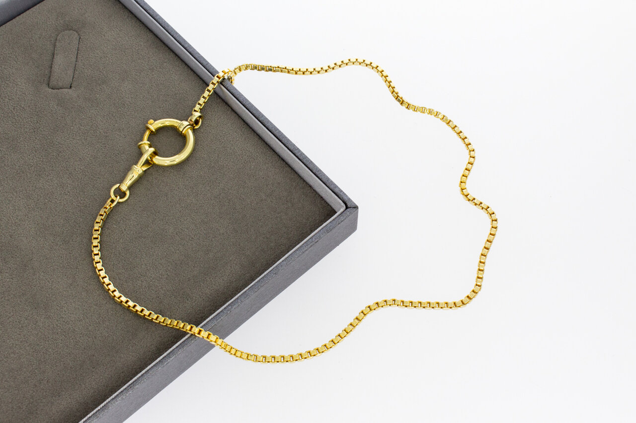 Venezianer Goldkette 14 Karat - 45 cm