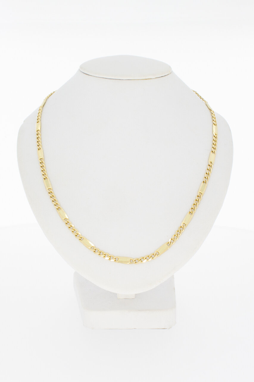 Panzer Goldkette 14 Karat - Länge 62 cm