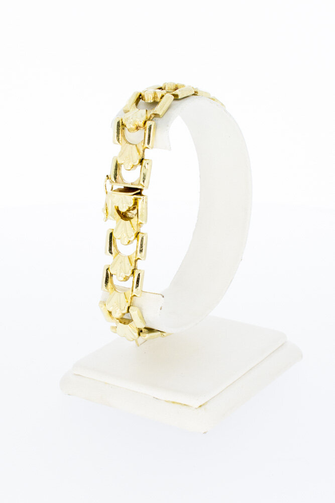 14 Karat Gelbgold Retro armband - 20 cm