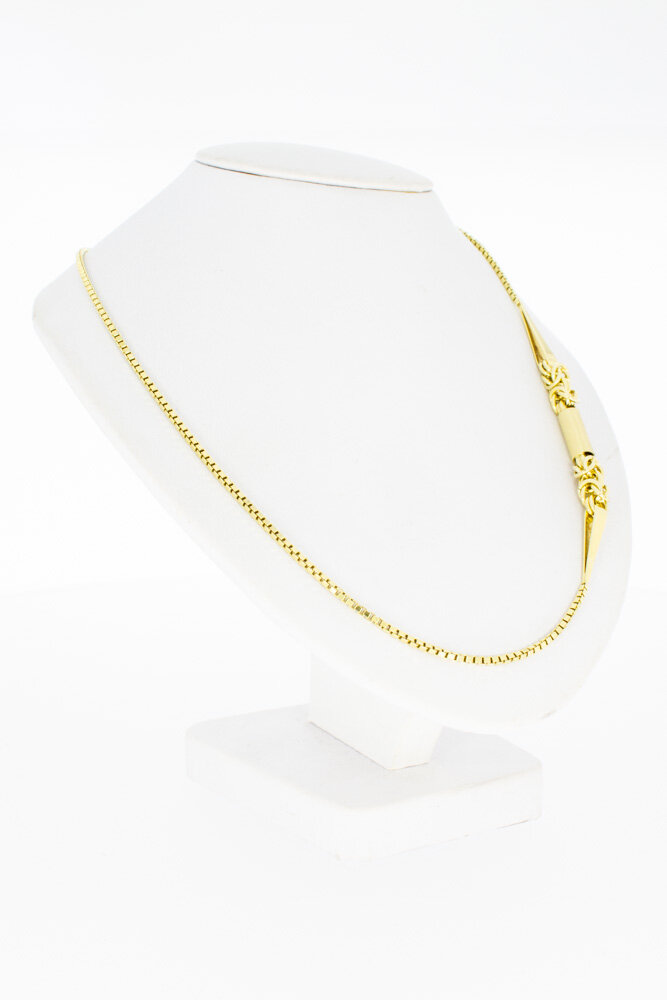 14 Karat Gold Venezianer Kette- 80 cm