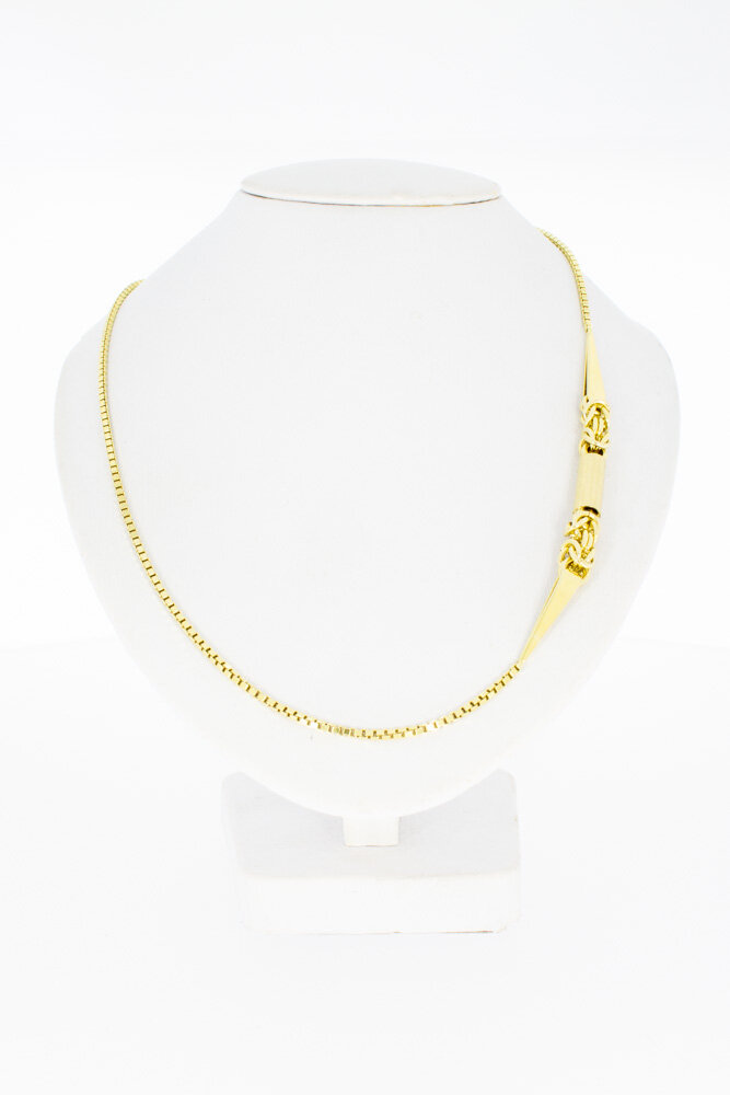 14 Karat Gold Venezianer Kette- 80 cm