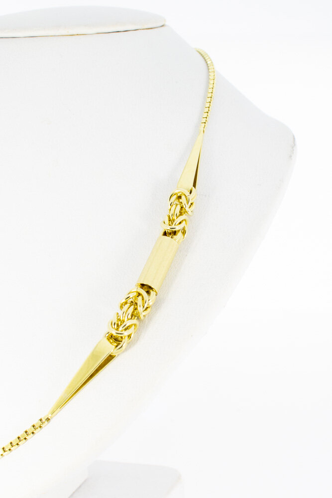 14 Karat Gold Venezianer Kette- 80 cm