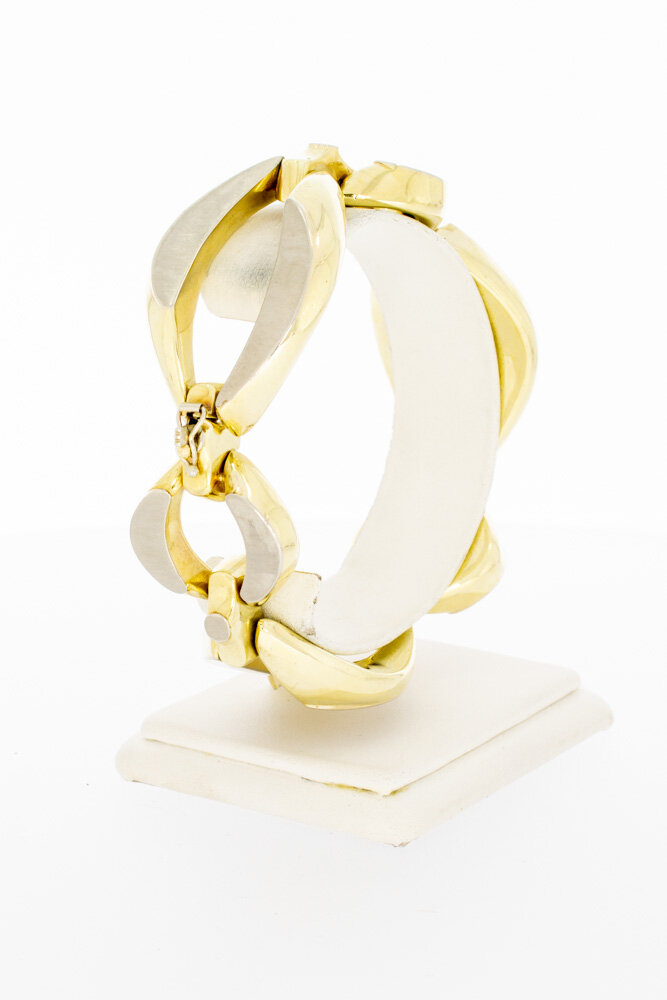 Grobes 14 Karat Gold Armband - 20 cm