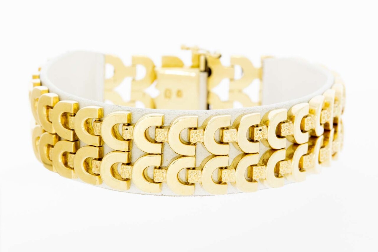Geflochtenes Armband 750 Gold - 20 cm