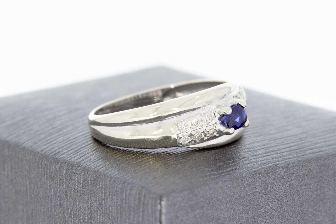 Edelstein Goldring 18 Karat - 18,6 mm