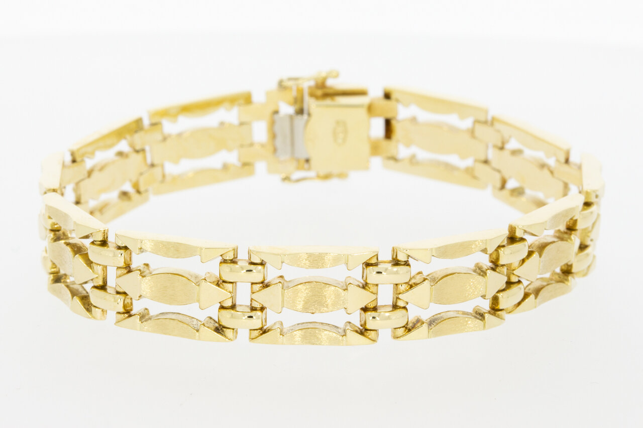 Vintage 585 Gelbgold Armband - 19,5 cm