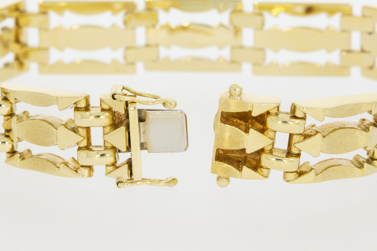 Vintage 585 Gelbgold Armband - 19,5 cm