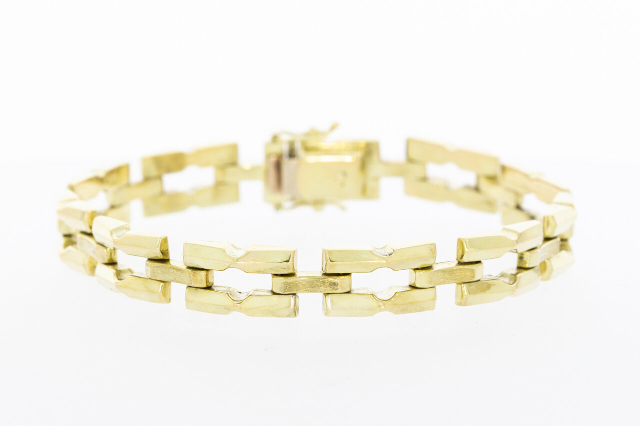 14 Karat Gold Barren Armband - 18,7 mm