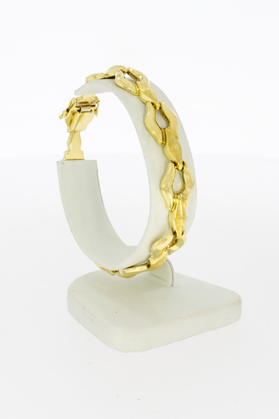 14 Karat Gelbgold Retro Armband - 19 cm
