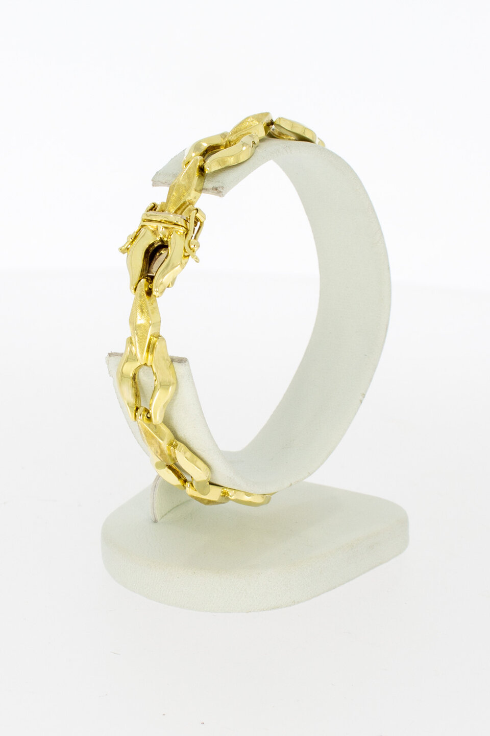 14 Karat Gelbgold Retro Armband - 19 cm