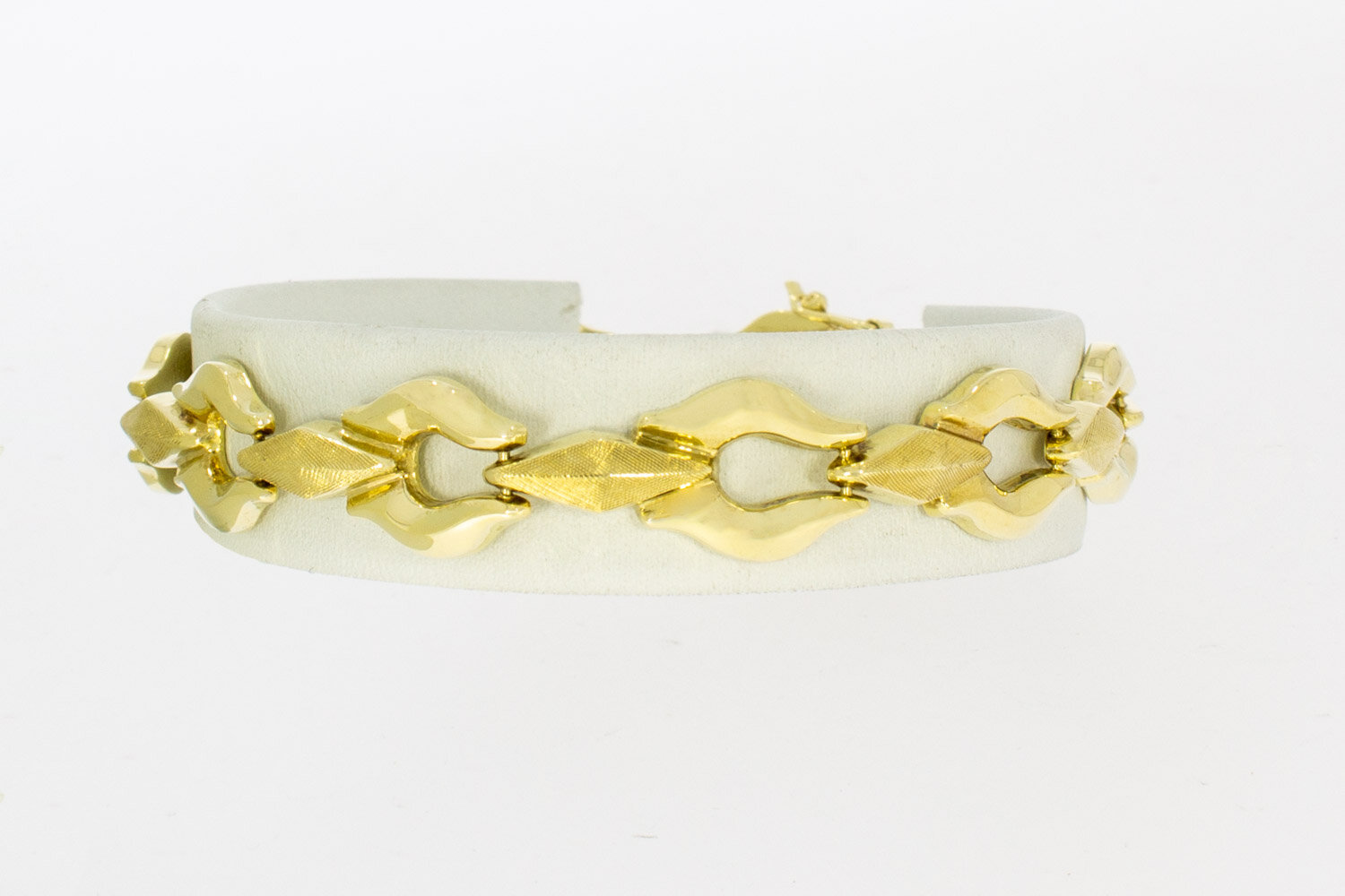 14 Karat Gelbgold Retro Armband - 19 cm
