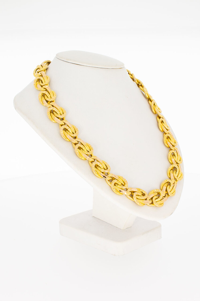 Geflochtene Choker 750 Gold - 41 cm