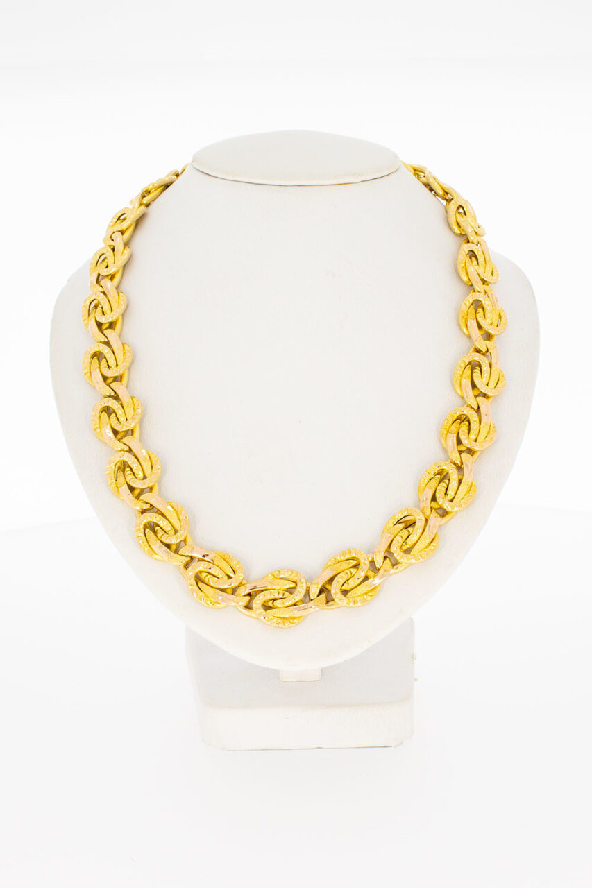 Geflochtene Choker 750 Gold - 41 cm