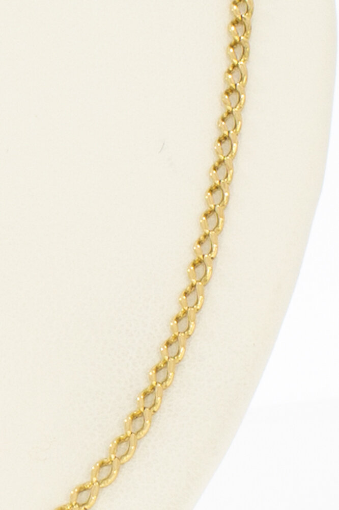 750 Gelbgold Panzerkette - 59,5 cm