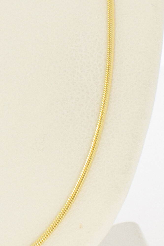 Goldene 585 Schlangenkette - 45,5 cm