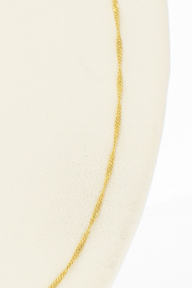 14 Karat Panzer Halskette - 50,2 cm