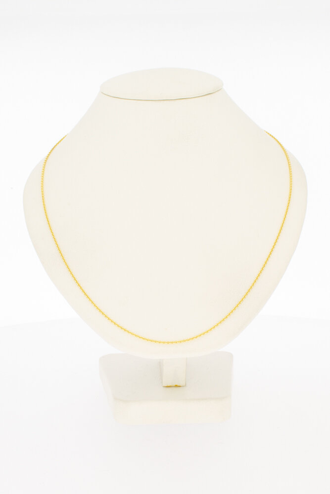 14 Karat Goldene Ankerkette - 50,1 cm