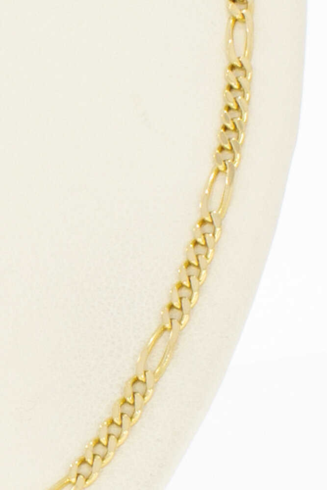 14 Karat Panzer Halskette - 63,8 cm