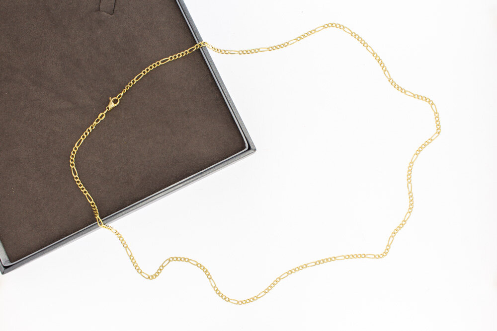 14 Karat Panzer Halskette - 63,8 cm