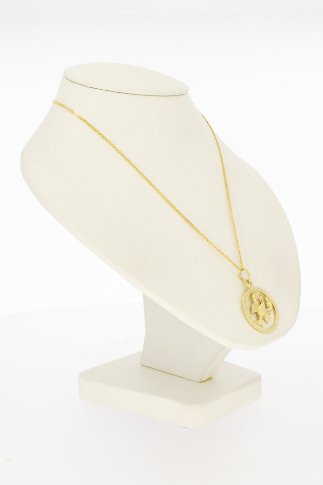 585 Goldene Krebs Anhänger - 2,6 cm