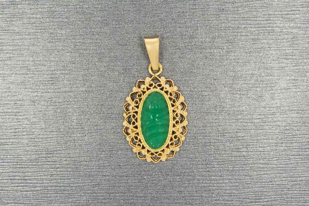 Filigraner Anhänger 585 Gold – 3,1 cm