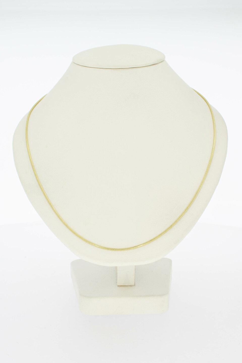 Schlangen Choker 585 Gelbgold - 43 cm