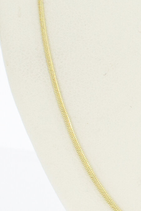 Schlangen Choker 585 Gelbgold - 43 cm