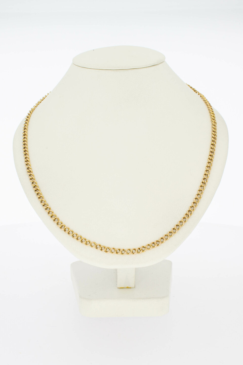 585 Gelbgold Panzer- Kette - 53 cm