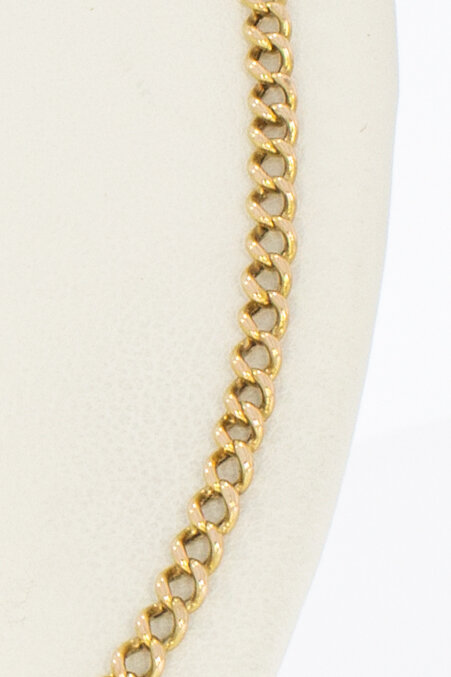 585 Gelbgold Panzer- Kette - 53 cm