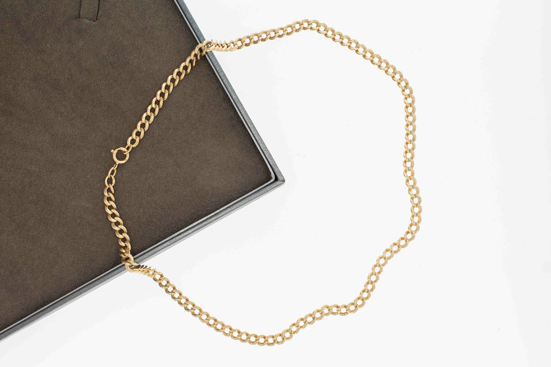 Panzerkette 585 Roségold - 48,5 cm