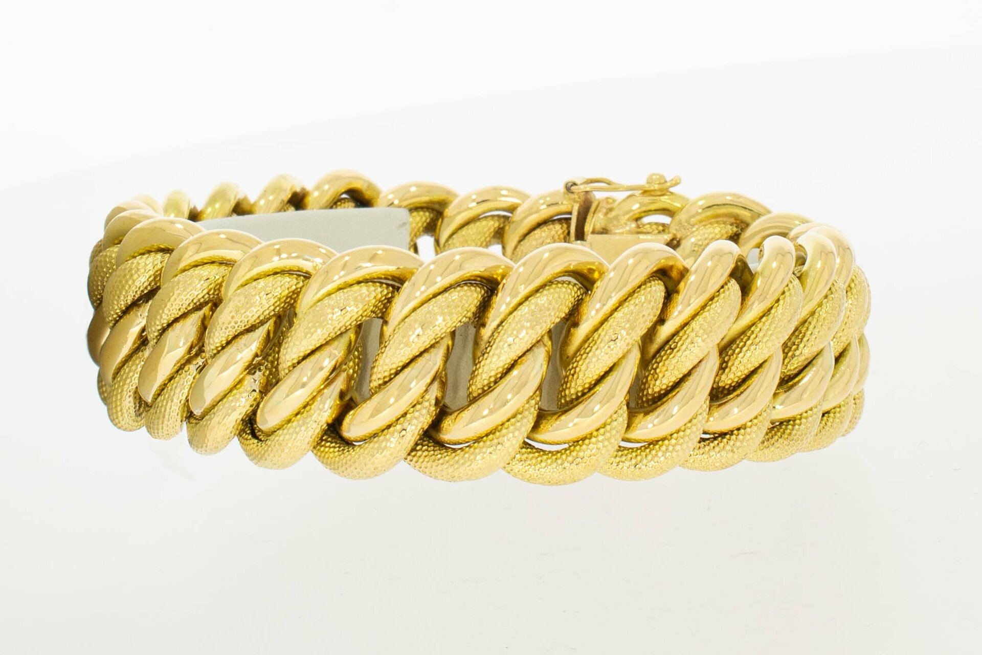 Geflochtenes Armband 18 Karat Gold - 21,2 cm