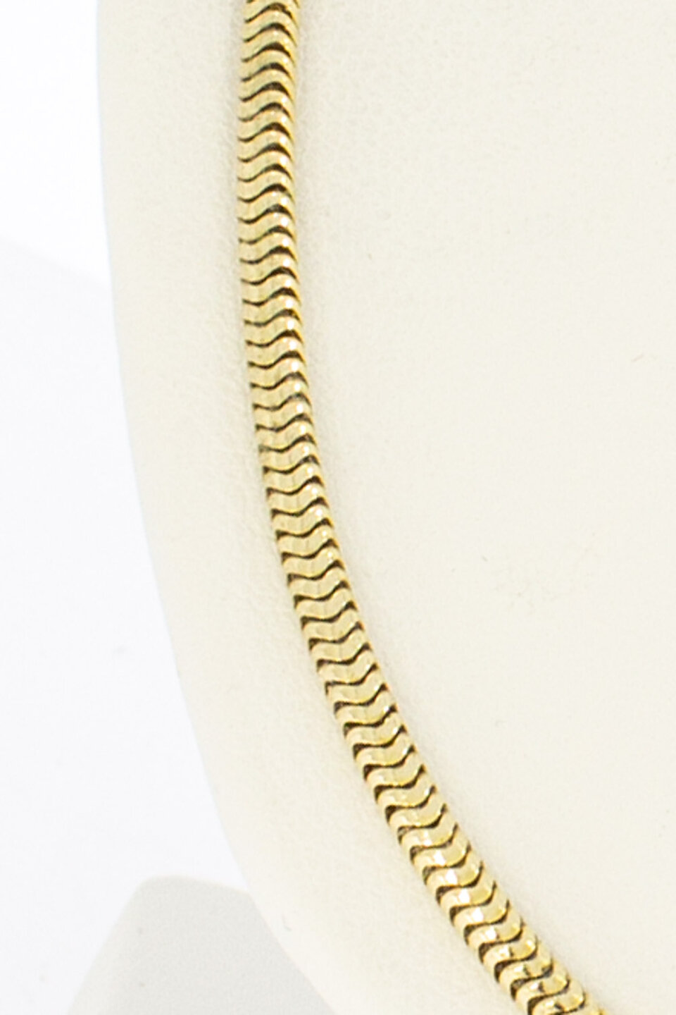 Schlangen Collier 585 Gelbgold - 42 cm