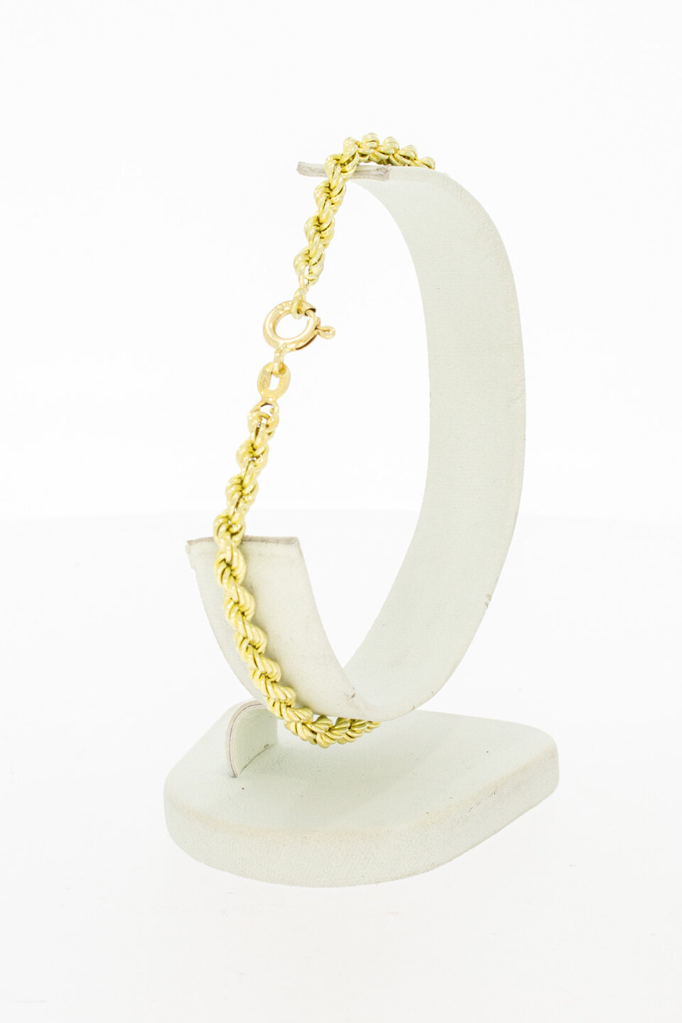 Kordel Gelbgold 585 armband - 21,7 cm