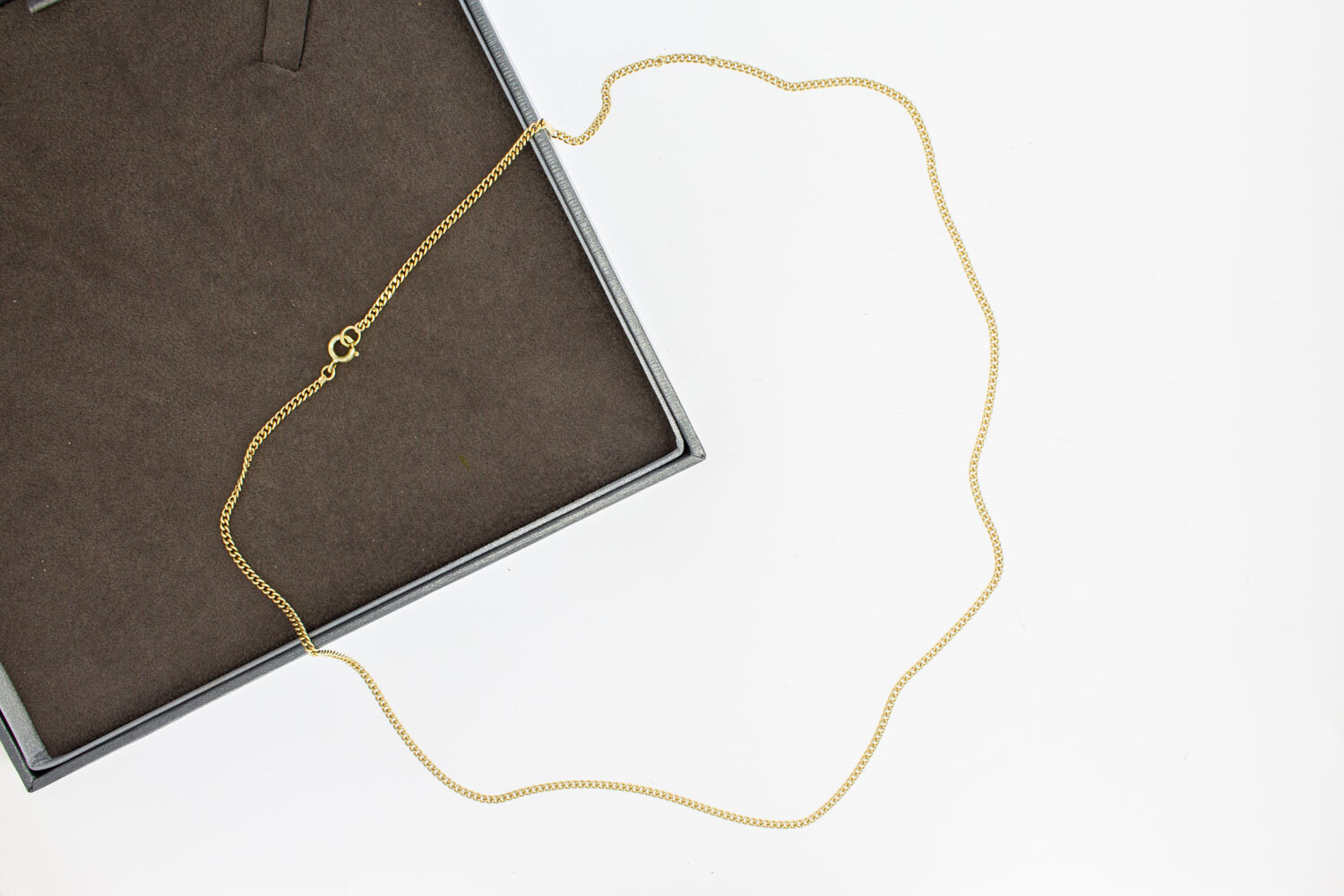 Panzer 585 Gold Halskette - 56,3 cm