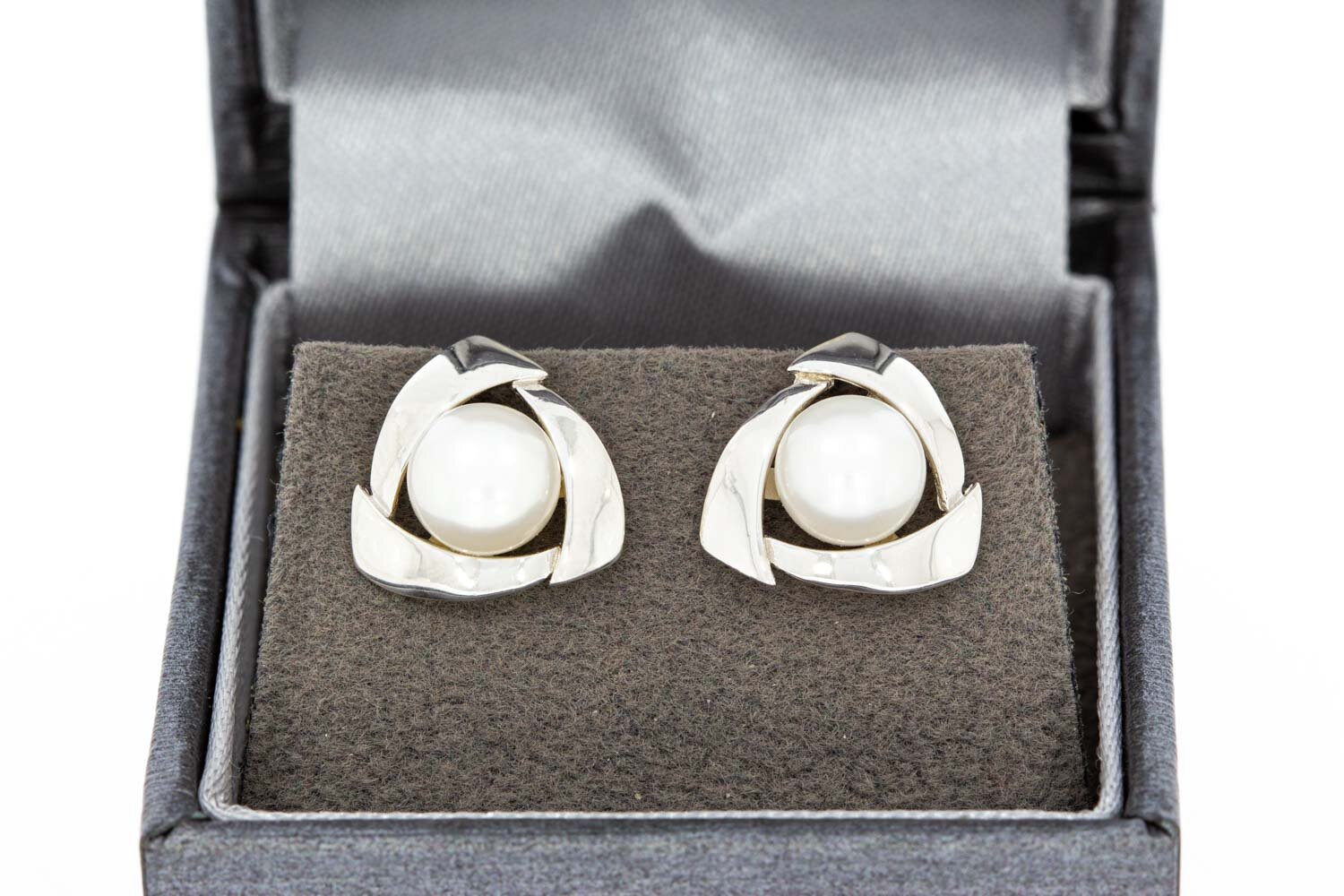 Perlen Ohrstecker 750 Gold - 1,2 cm