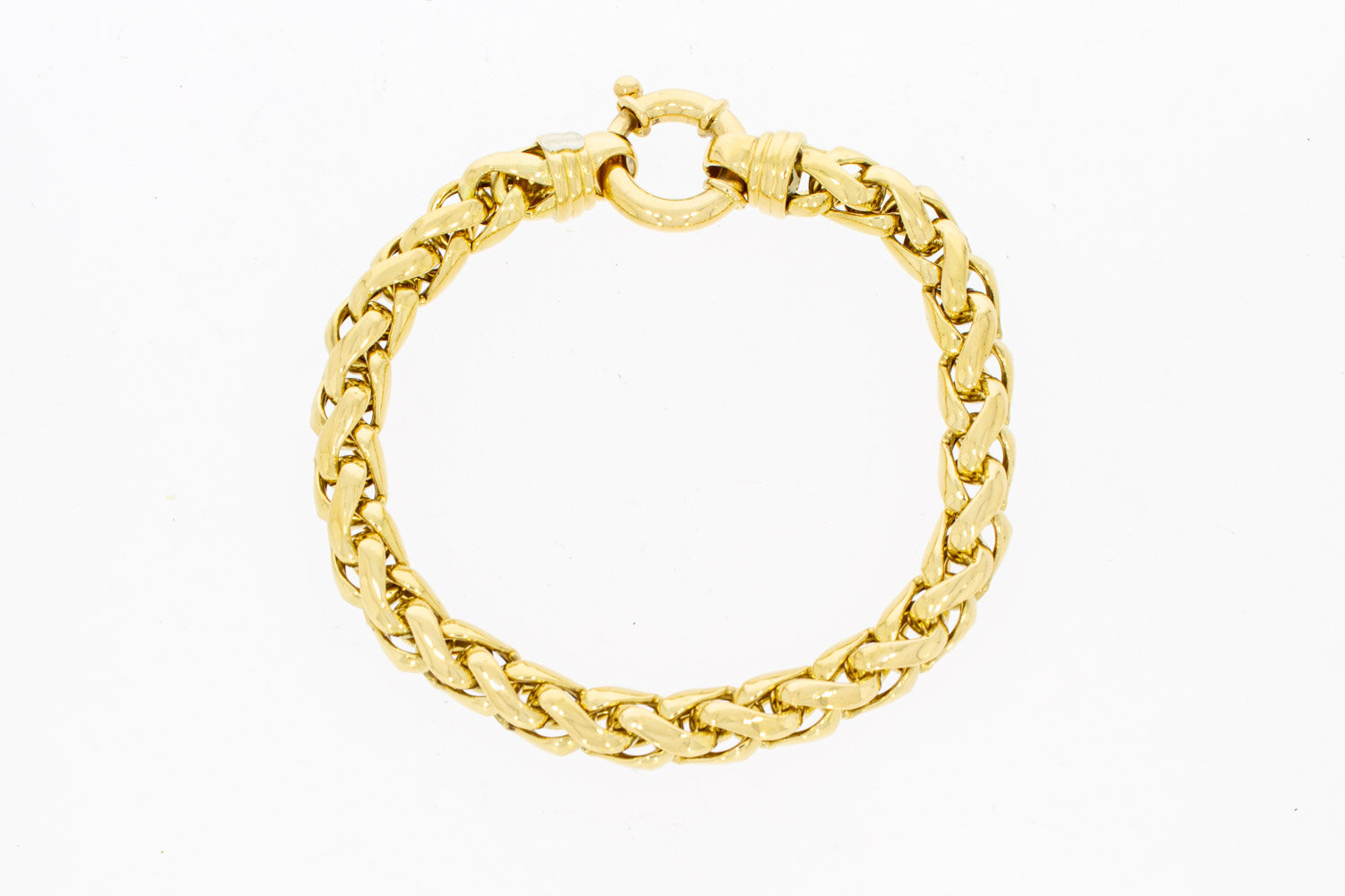 Fuchsschwanz Armband 750 Gold - 21 cm