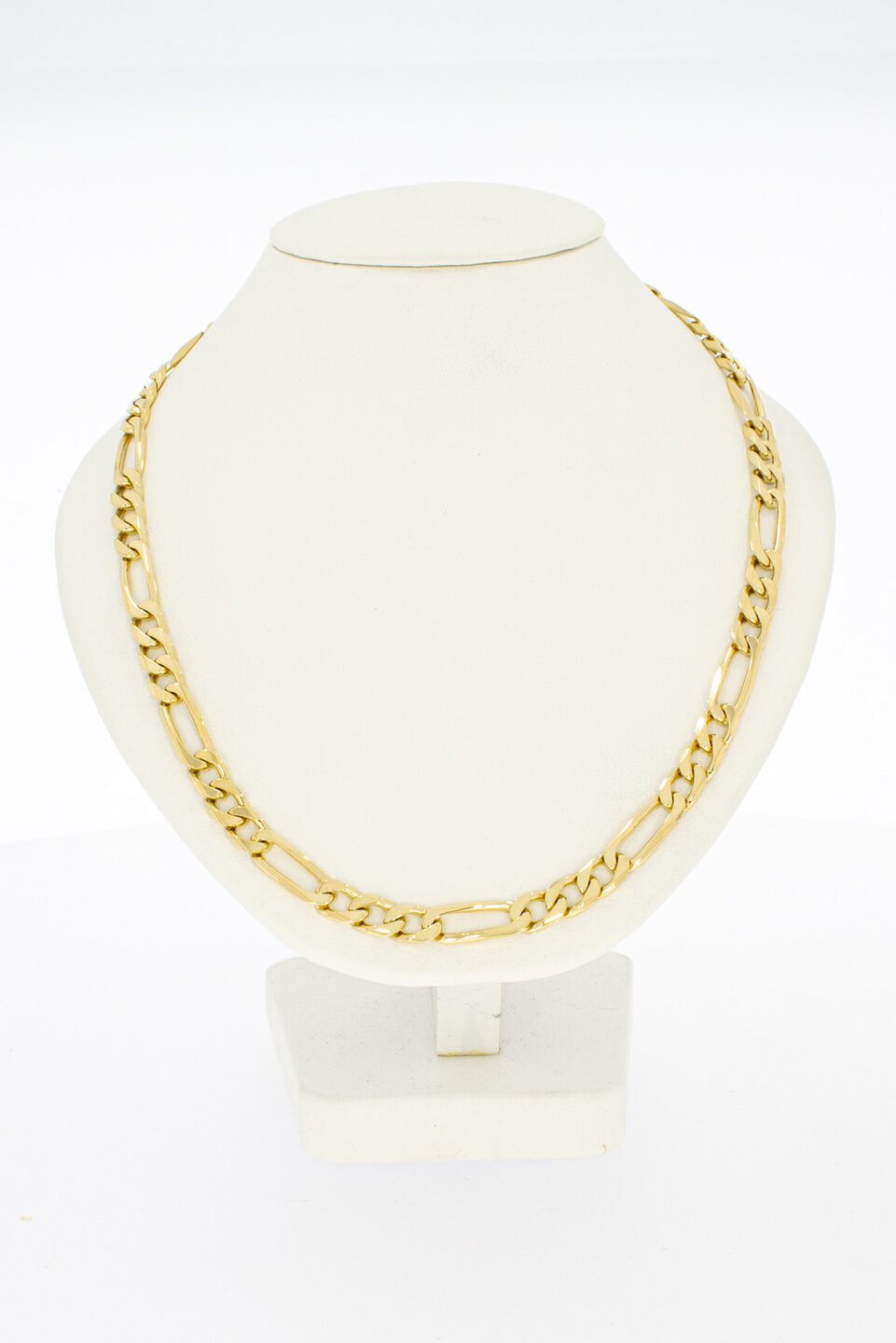 Figaro Halskette 18 Karat Gold - 50,5 cm