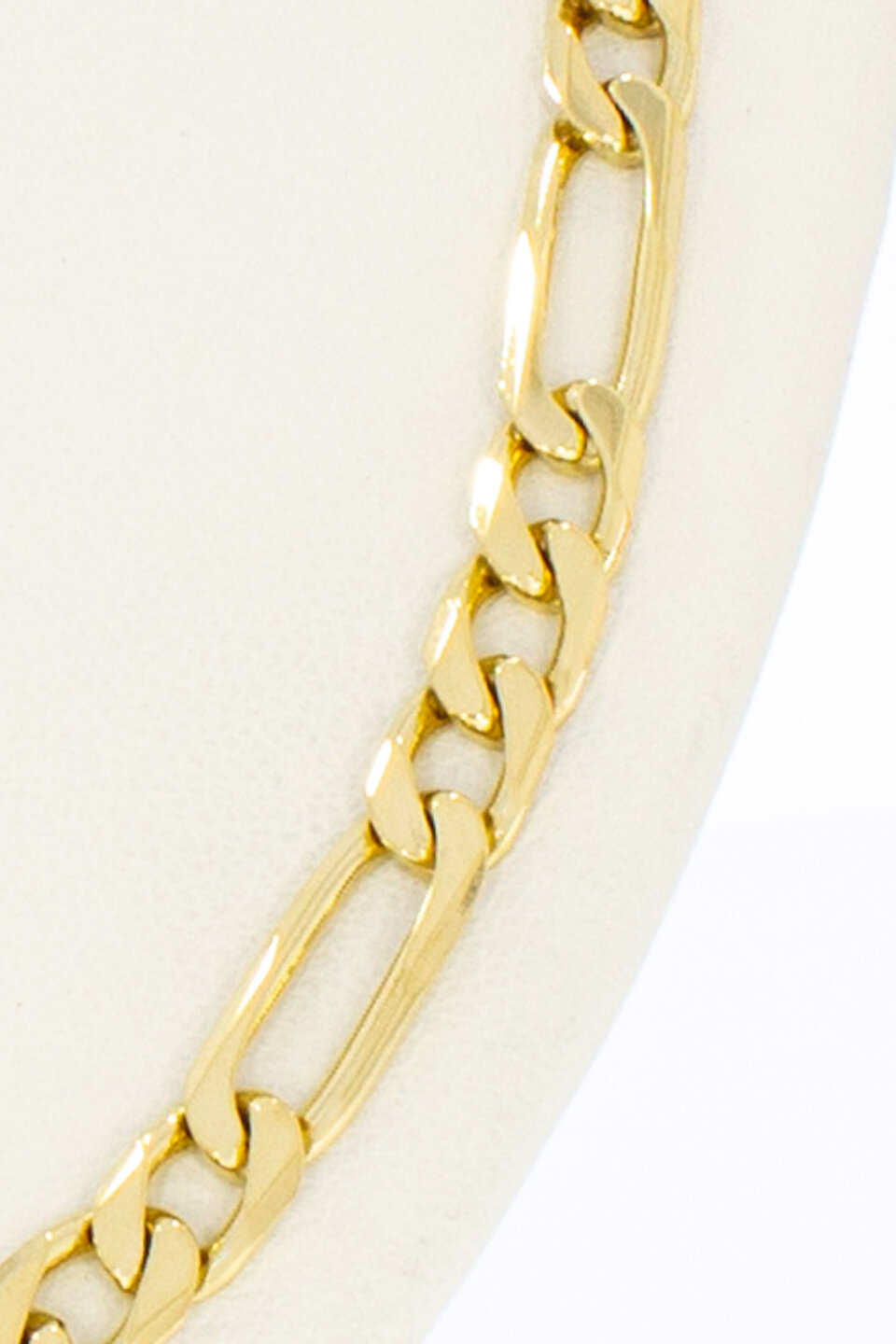 Figaro Halskette 18 Karat Gold - 50,5 cm