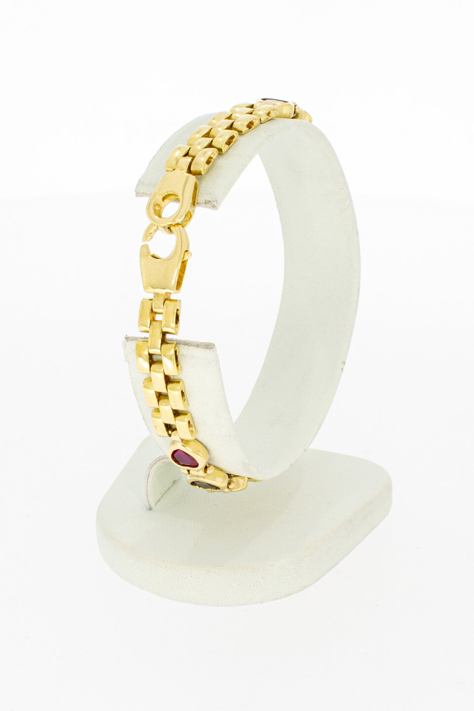 Herzarmband 750 Gelbgold – 18,5 cm