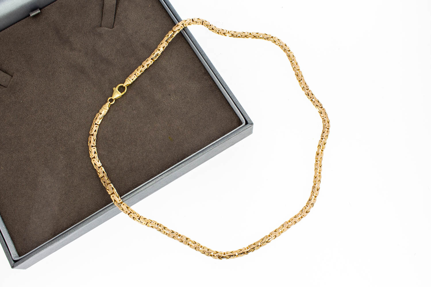 14 Karat Flache Byzantinische Kette - 47