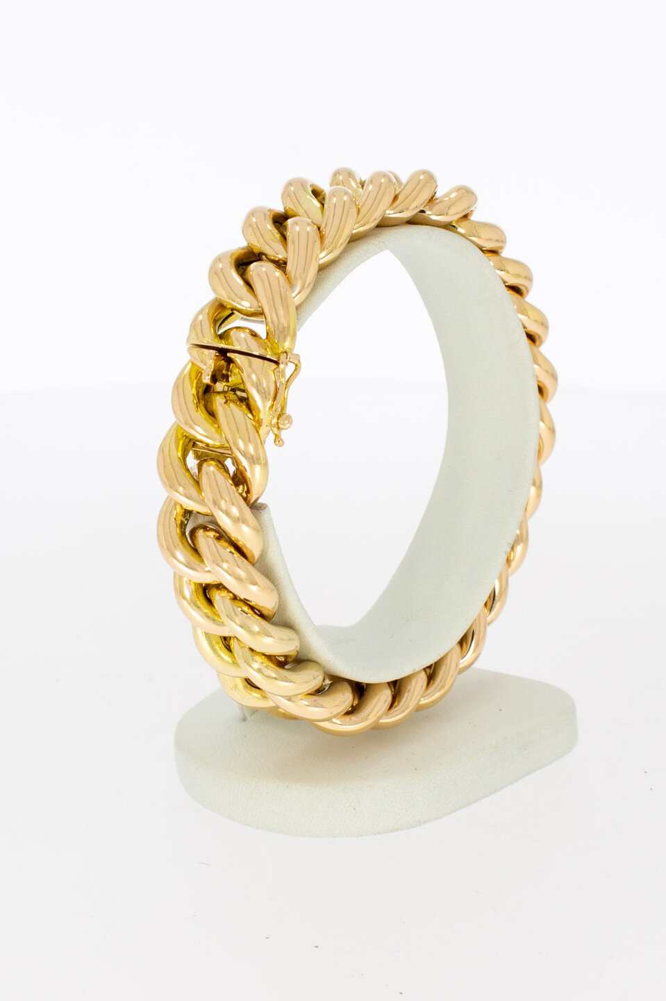 Panzerarmband 18 Karat Gold - 19,4 cm