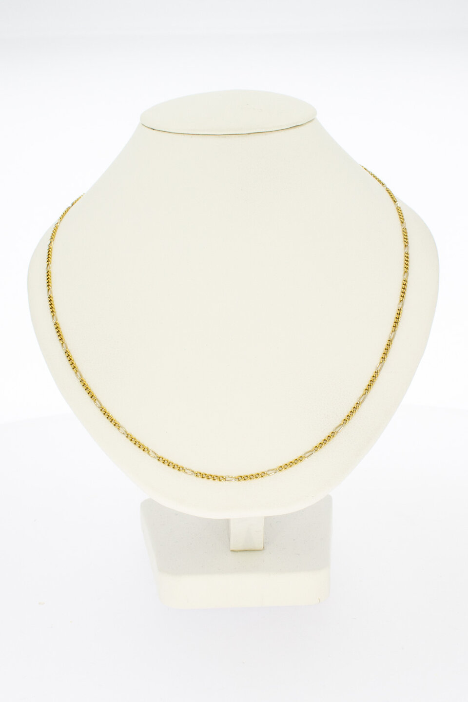 Figarokette 18 Karat Gold - 52,8 cm