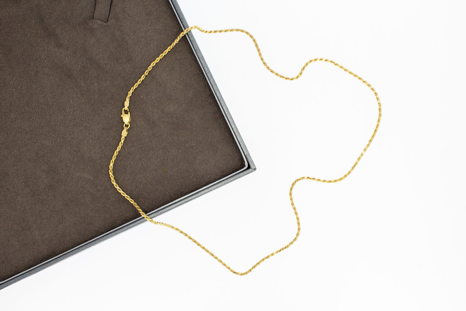 18 Karat Gold Kordelkette - 49,6 cm
