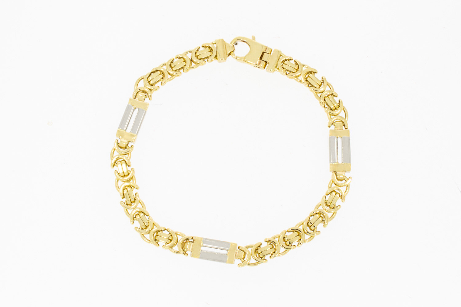 Königsarmband 14 Karat Gold - 22,5 cm