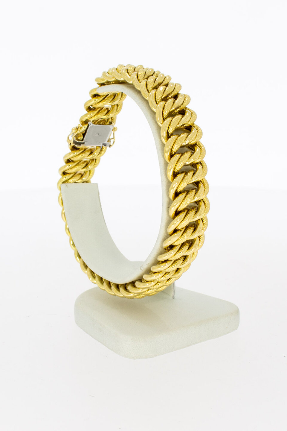 Geflochtenes Armband 18 Karat Gold - 21 cm