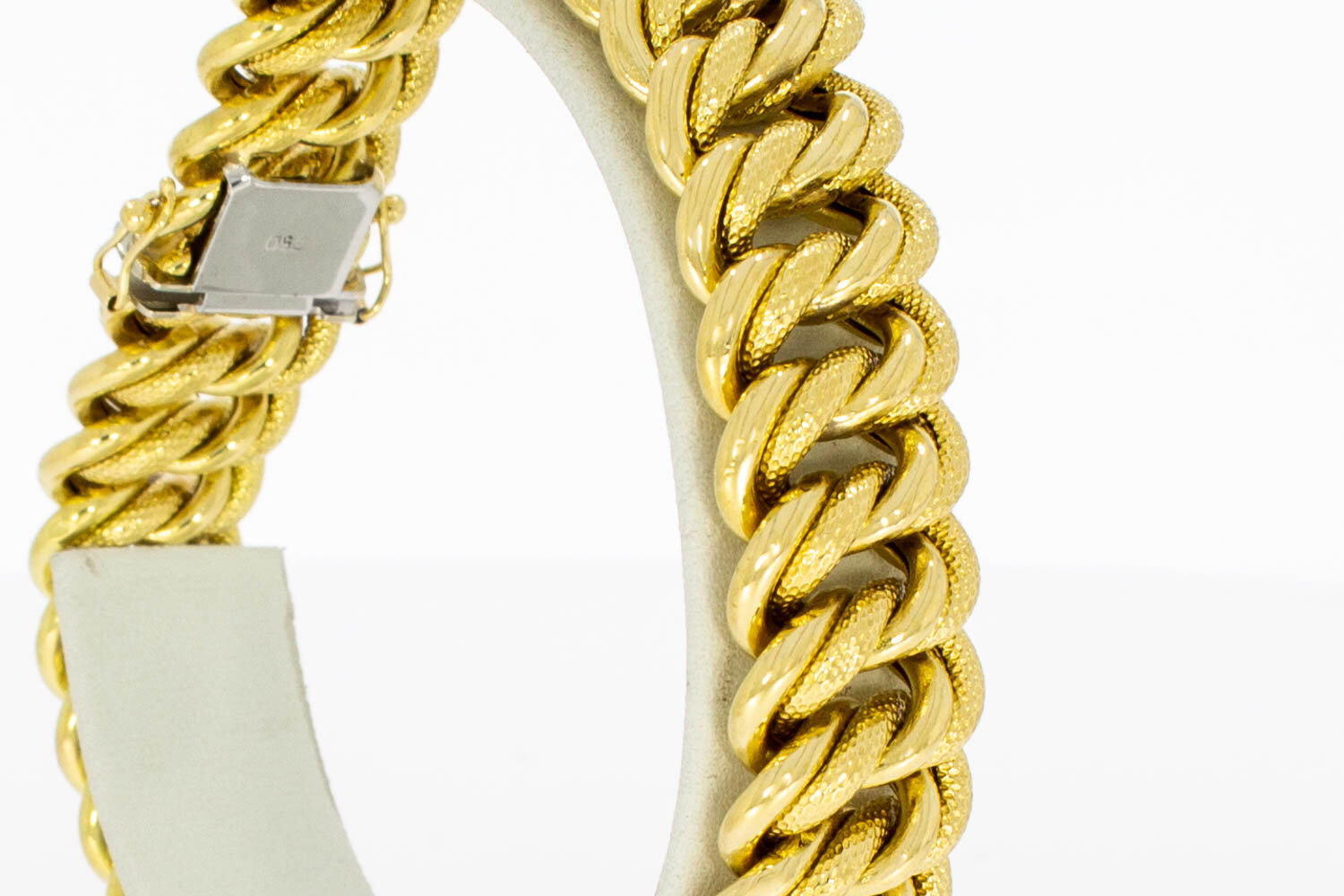 Geflochtenes Armband 18 Karat Gold - 21 cm