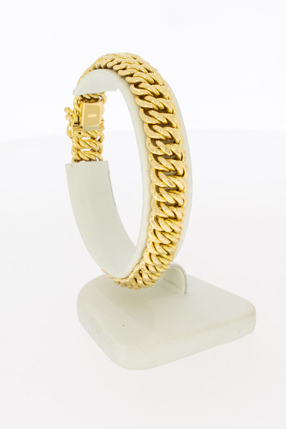 Geflochtenes Armband aus 18-karätigem Gold - 19 cm