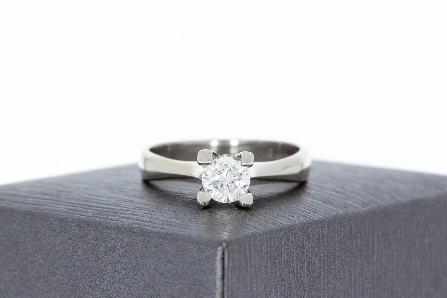 Saphir Solitärring 585 Gold - 17,8 mm