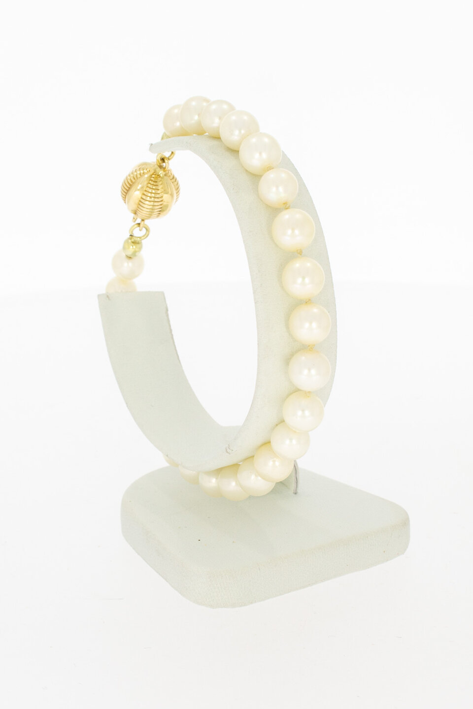 Perlen Armband 585 Gelbgold - 21 cm